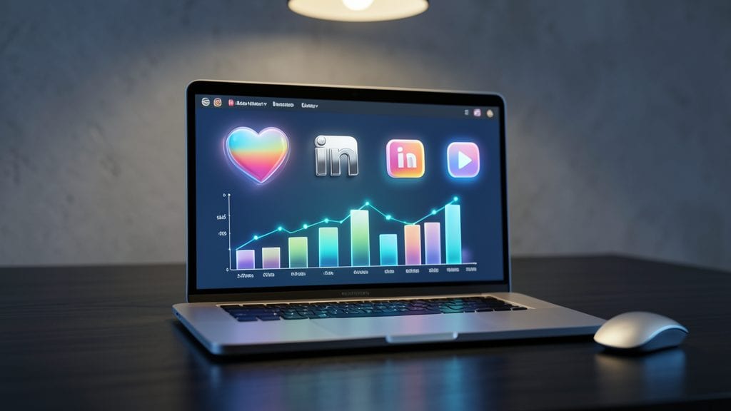 3D Social Media Marketing Template