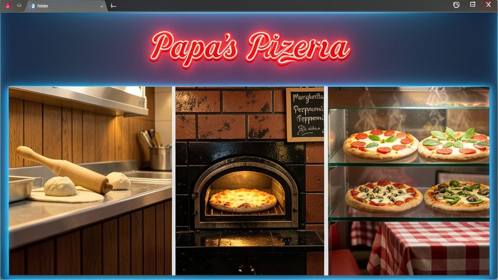 Papa's Pizzeria Restaurant Simulator