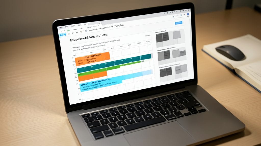 Educational School Lesson Plan Template