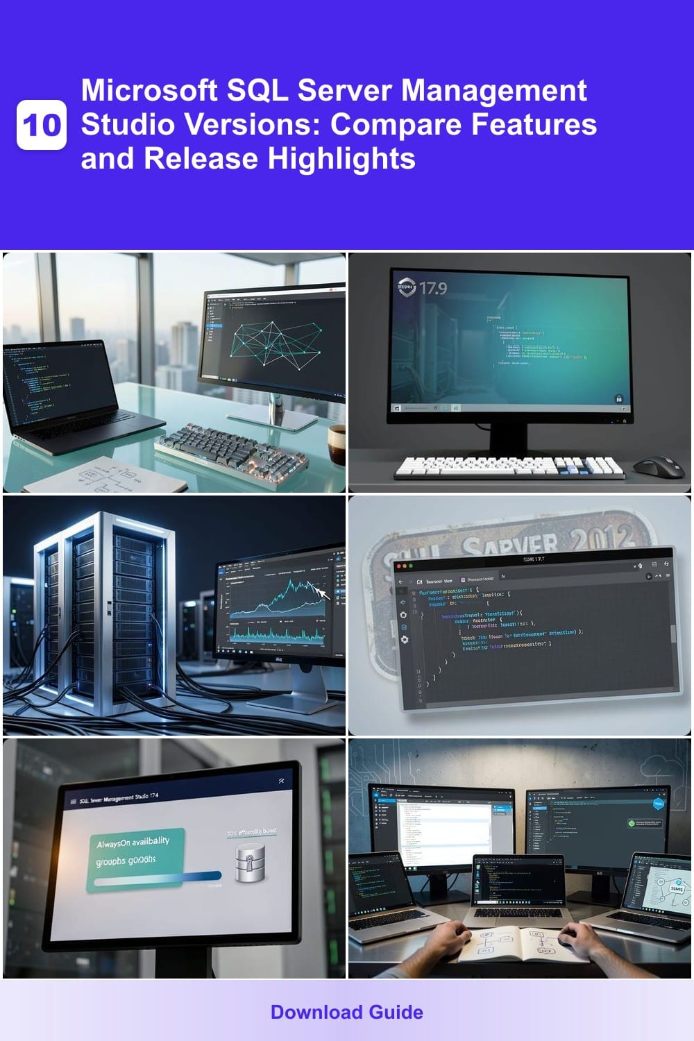 10 Microsoft SQL Server Management Studio Versions: Compare Features and Release Highlights