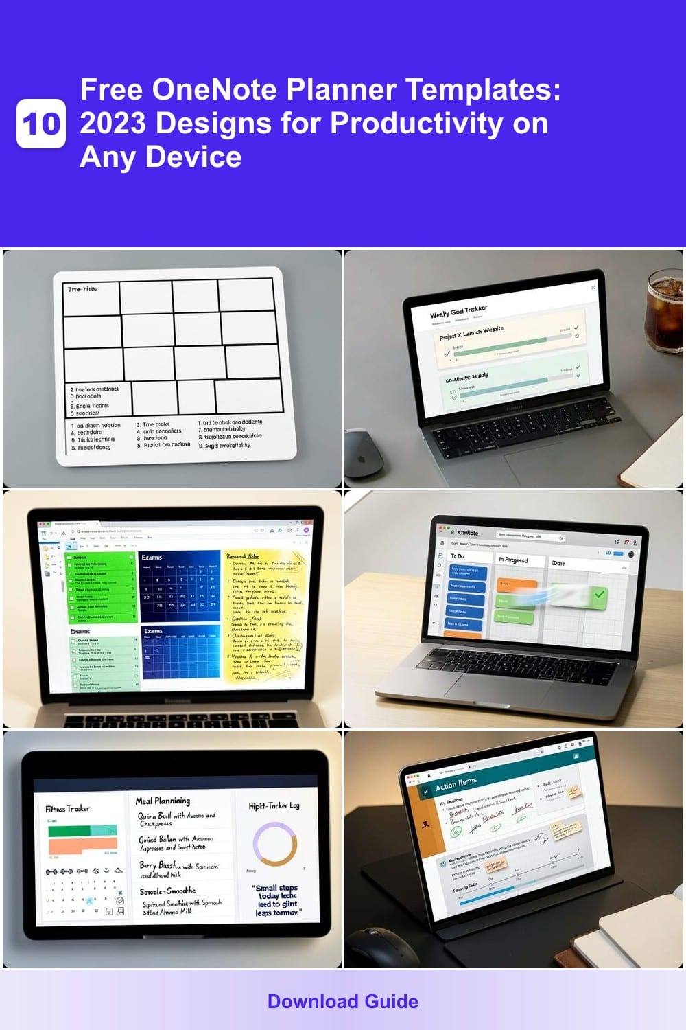 10 Free OneNote Planner Templates: 2023 Designs for Productivity on Any Device