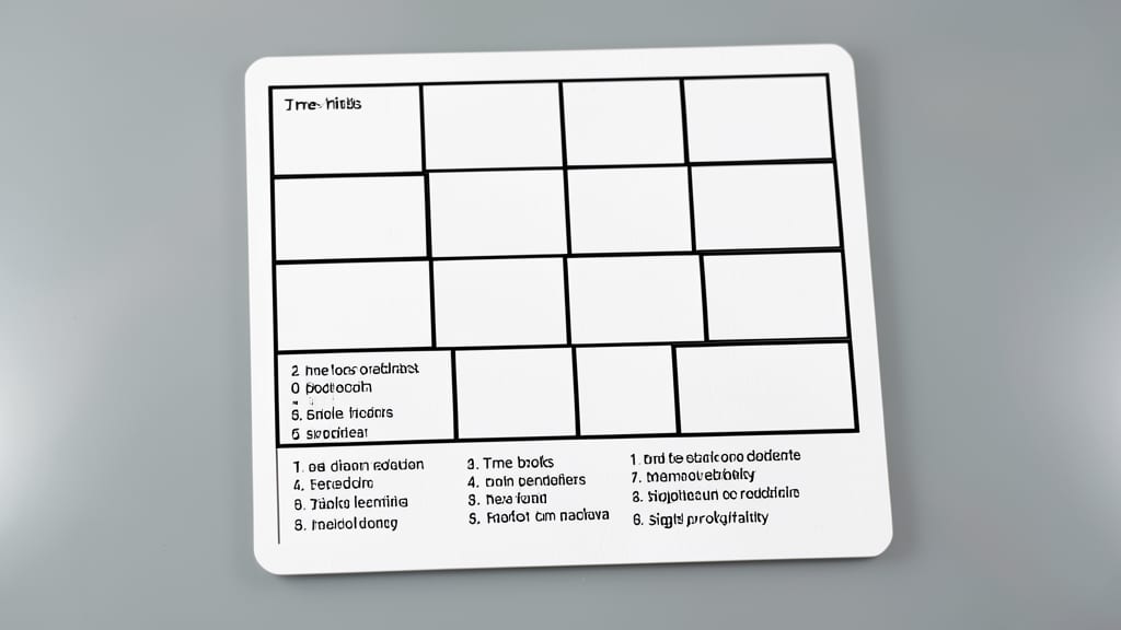 Minimalist Daily Planner Template
